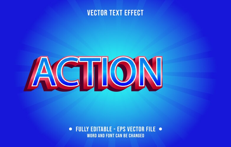 Editable text effect gradient 8bit retro game vector image