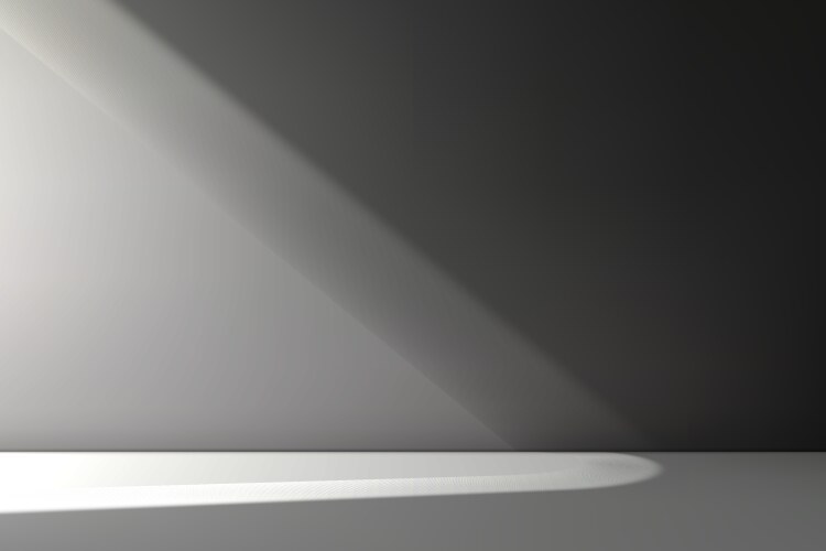Empty studio room background with light shadow Vector Image