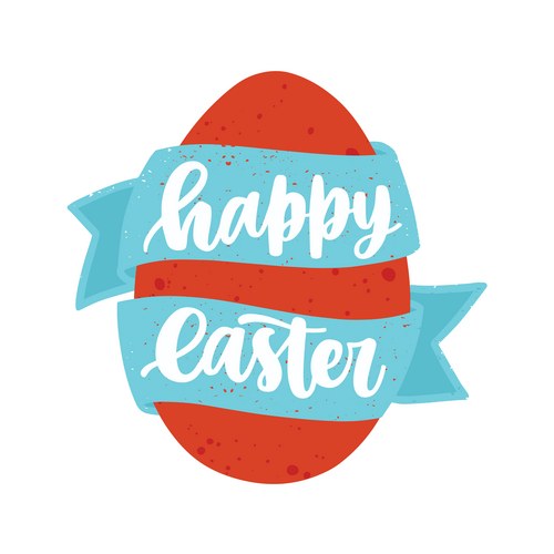 Happy easter red Vector Images & Graphics for Commercial Use | VectorStock