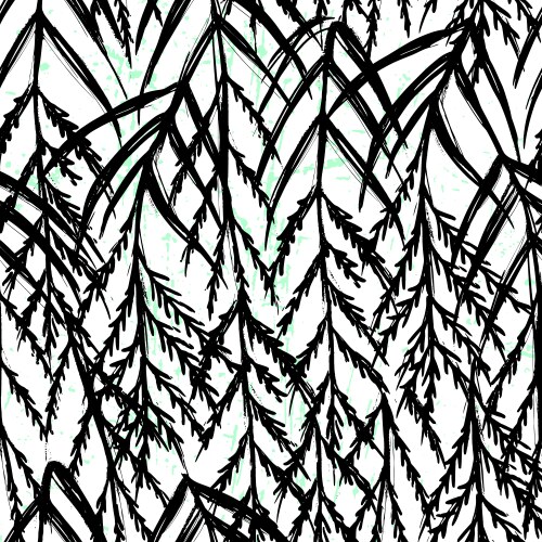 Ink hand drawn abstract texture seamless pattern Vector Image
