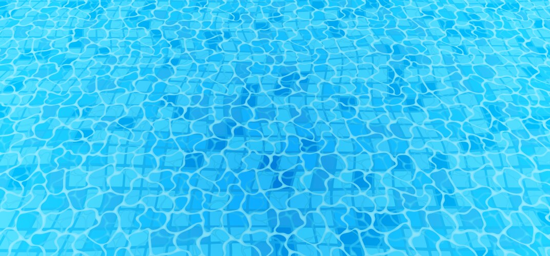 swimming pool bottom caustics ripple and flow vector image