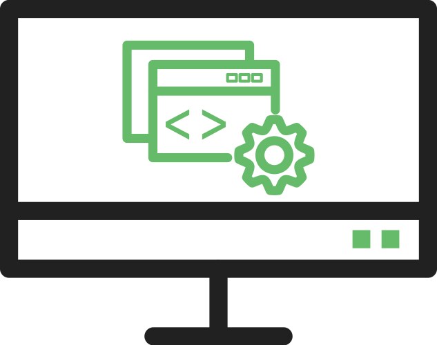Programming Interface Icon vector image