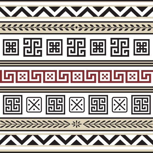 Ancient greek seamless pattern - traditional Vector Image