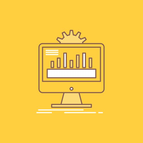 Dashboard admin monitor monitoring processing vector image