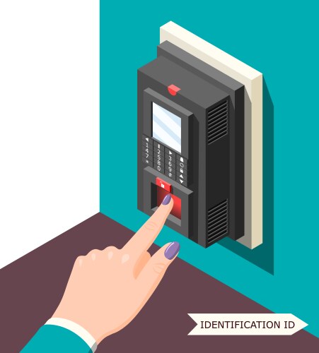 Biometrics Machine Vector Images (over 1,400)