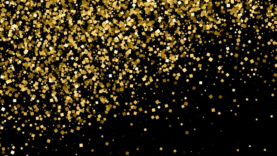 Abstract gold glitter lights background Royalty Free Vector