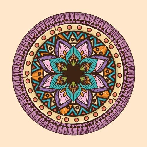 Bohemian background design Royalty Free Vector Image