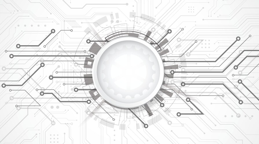 Abstract technology geometric background Vector Image