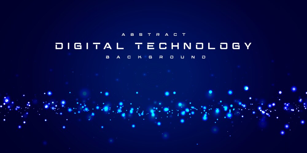 Abstract digital technology futuristic circuit ai vector image