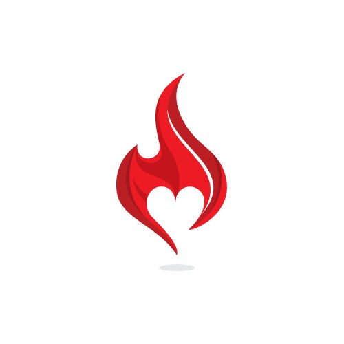 Cartoon cloud heart explosion Royalty Free Vector Image
