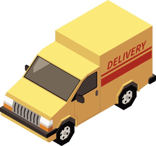 Delivery van Royalty Free Vector Image - VectorStock
