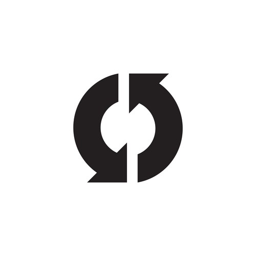 Hexagonal motion arrow up geometric design logo – Royalty-Free Vector ...