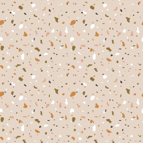 terrazzo seamless pattern abstract marble vector