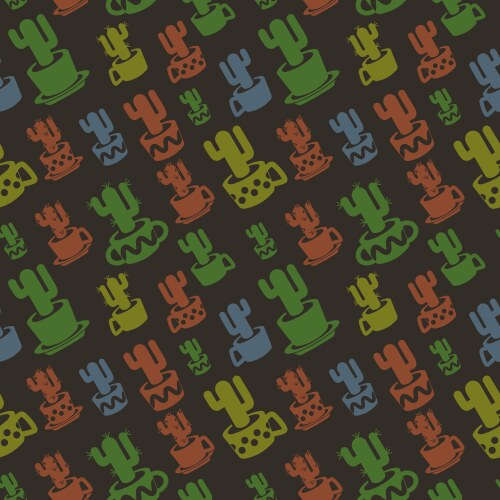 Seamless pattern with diagonal simple drawing vector image