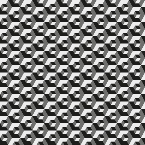 geometric hexagonal pattern gray color grid vector image