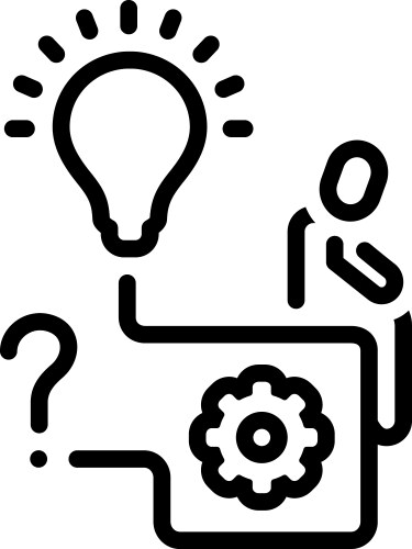 Problem solving vector image