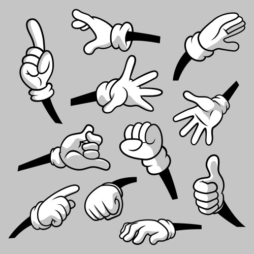 Cartoon Hand Pointing Vector Images (over 29,000)