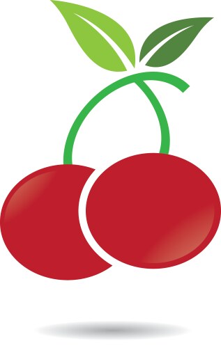 Cherry Royalty Free Vector Image - VectorStock