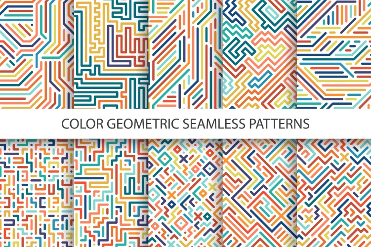 Creative seamless pattern Royalty Free Vector Image