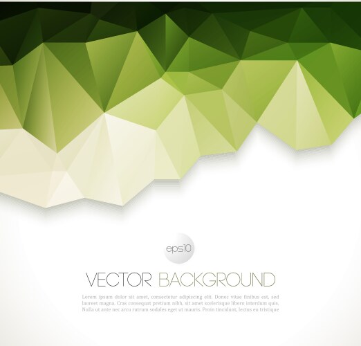 Abstract geometric background with triangle vector image