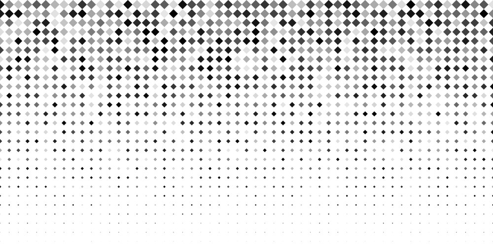 Diamond primitive pattern cyber matrix pixel cube vector image