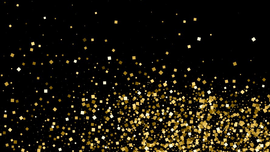 Abstract gold glitter lights background Royalty Free Vector