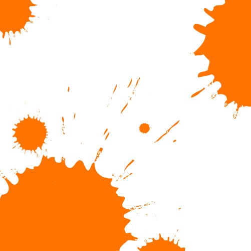 Gradient splashes font Royalty Free Vector Image