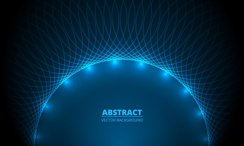 Abstract luxury background with blue light rays Vector Image
