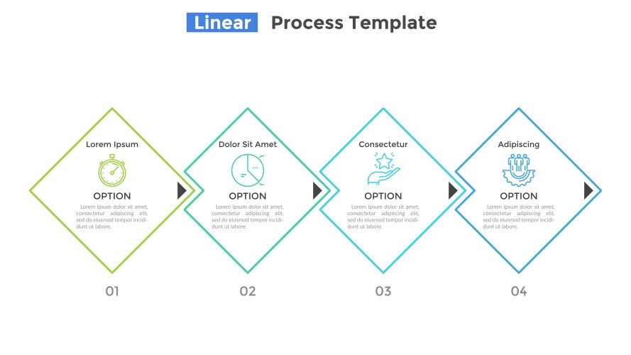 modern infographic template vector image