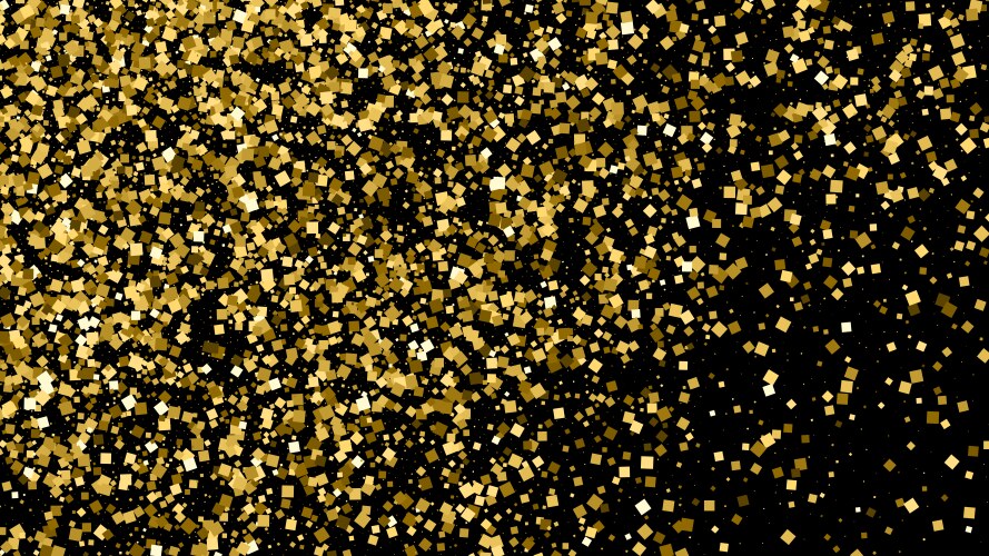 Gold glitter texture vector image