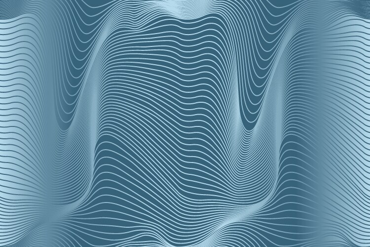 Chrome color wavy seamless pattern Royalty Free Vector Image