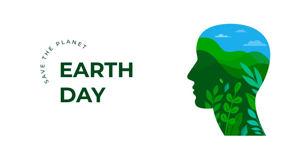 Environment ecology earth day concept design Vector Image