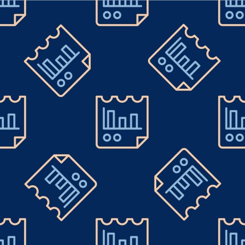Line document with graph chart icon isolated vector image