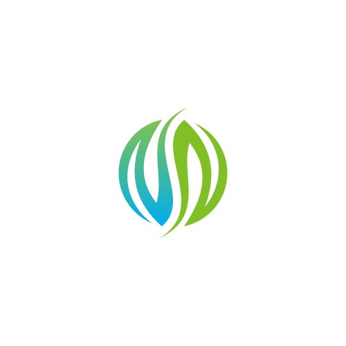Letter s leaf logo Royalty Free Vector Image - VectorStock
