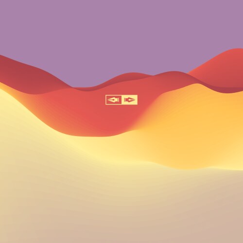 3d wavy background dynamic effect design template vector image