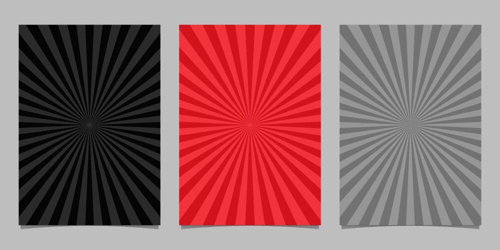 Abstract colored ray burst pattern card – Free Vector | VectorStock