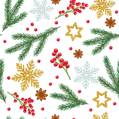 Vintage baroque seamless pattern Royalty Free Vector Image