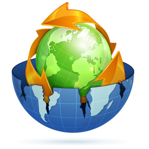 Environment protection concept Royalty Free Vector Image