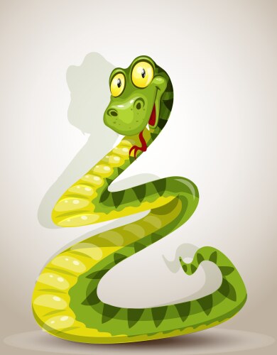 Cute snake Royalty Free Vector Image - VectorStock