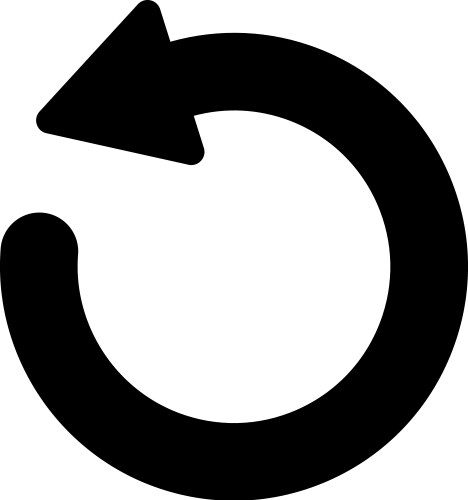 Circular Arrow - Continuous Loop vector image