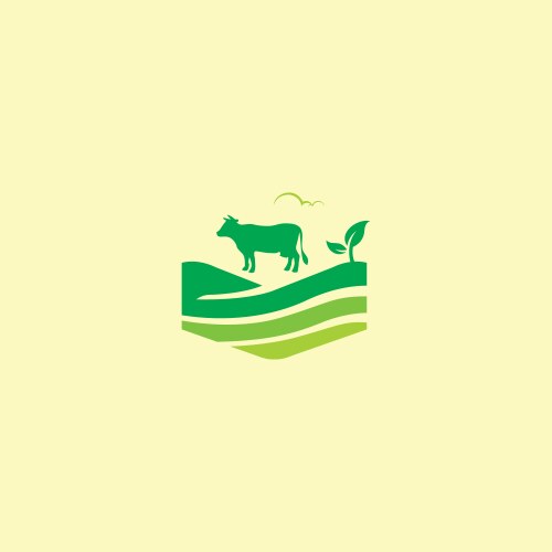Farm logo eco Royalty Free Vector Image - VectorStock