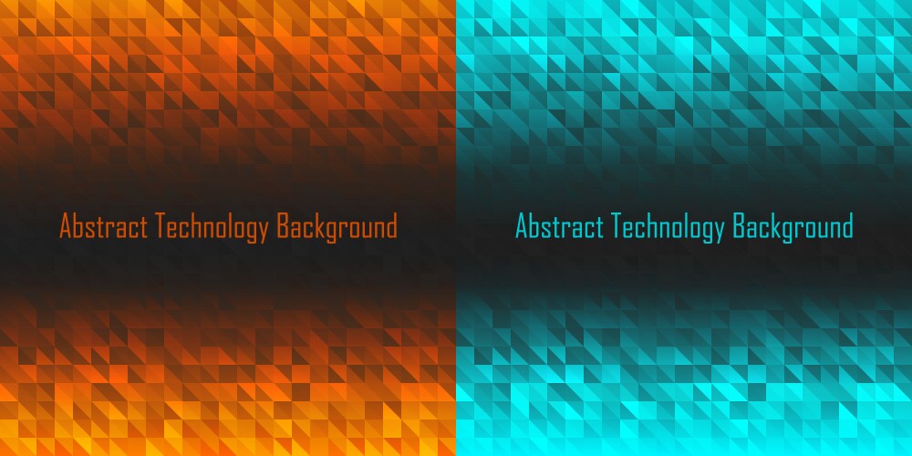 Vibrant central gradient texture geometric vector image