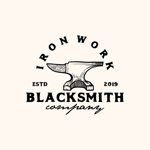 Blacksmith Vector Image