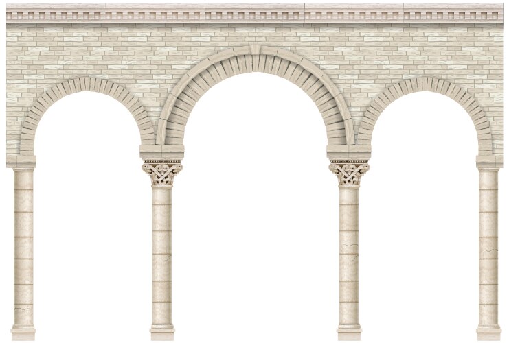 Ancient brick hearth with fire Royalty Free Vector Image