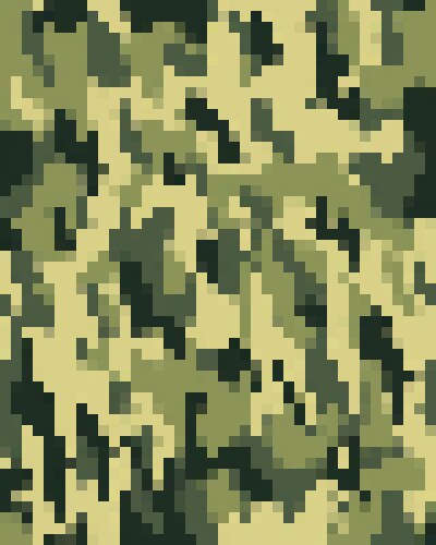 Seamless digital camouflage pattern Royalty Free Vector