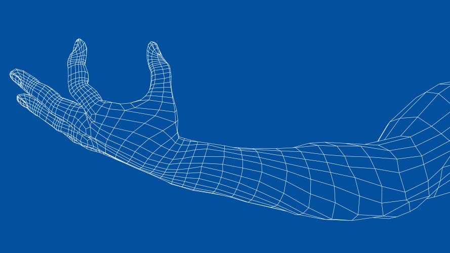 A hand drawn line art of person sitting Royalty Free Vector