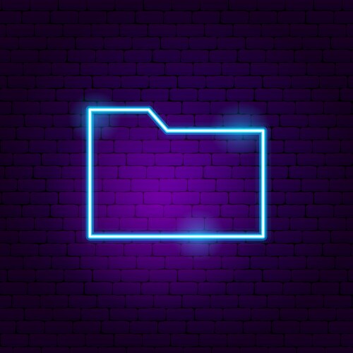 User neon sign Royalty Free Vector Image - VectorStock