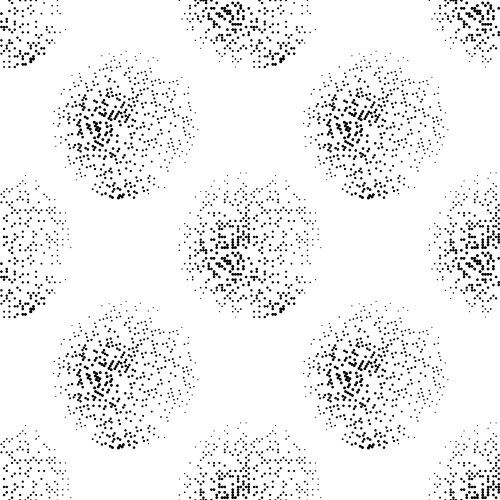 Geometric seamless dots pattern Royalty Free Vector Image