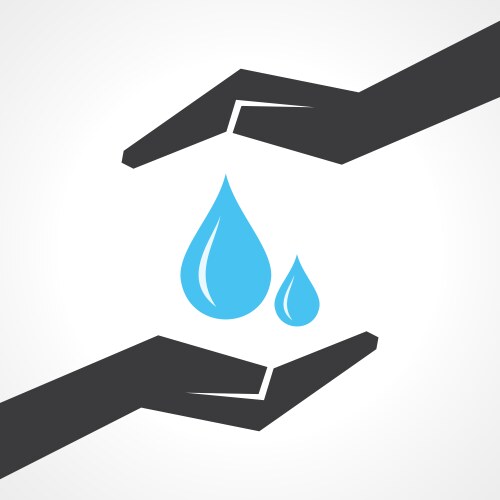 Save nature concept vector image