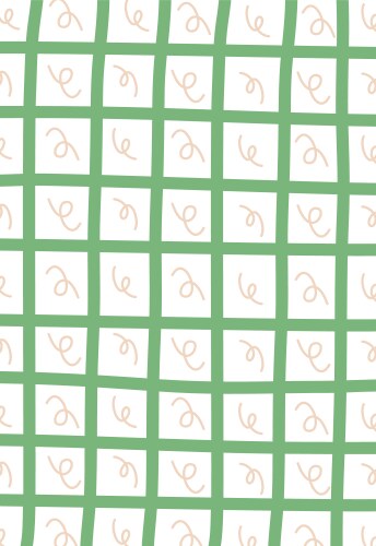 Abstract grid with curved lines background vector image